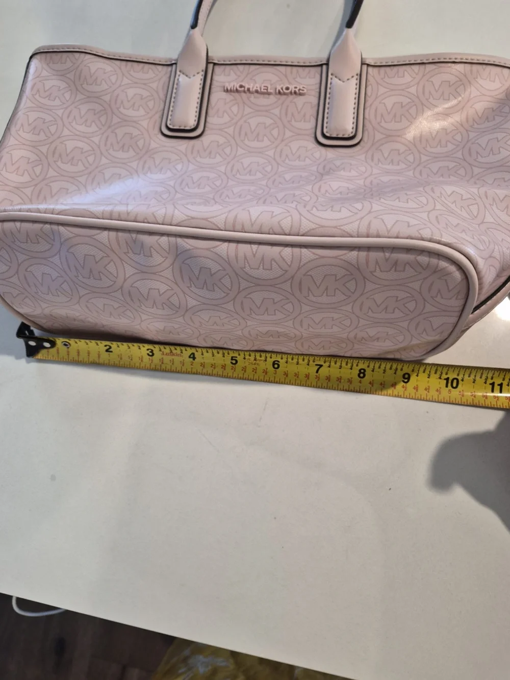 Michael Kors Blush Pink MK Signature Tote